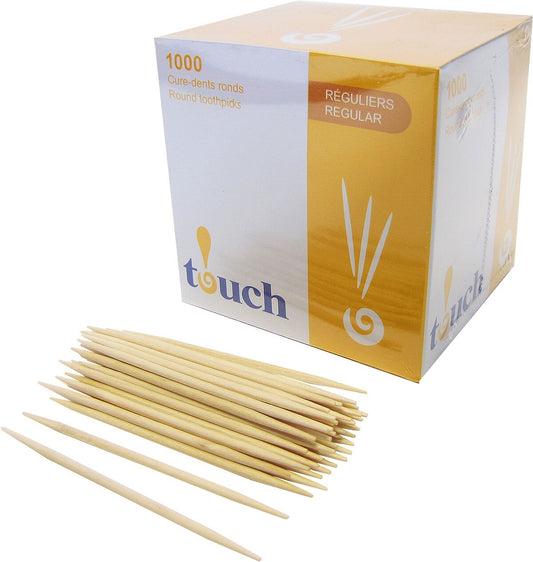 Touch Round Regular Toothpick 1000/pkg