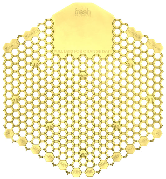 Wave 3D Citrus Urinal Screen 10/box