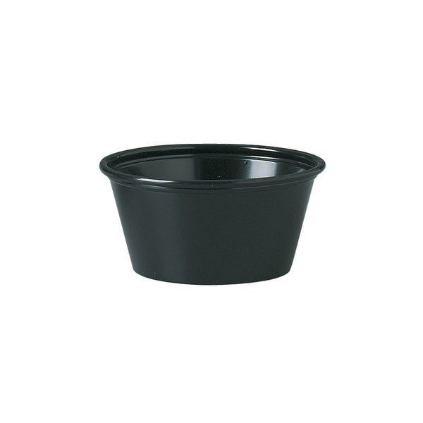 2oz PP Portion Black Cup 2500/cs