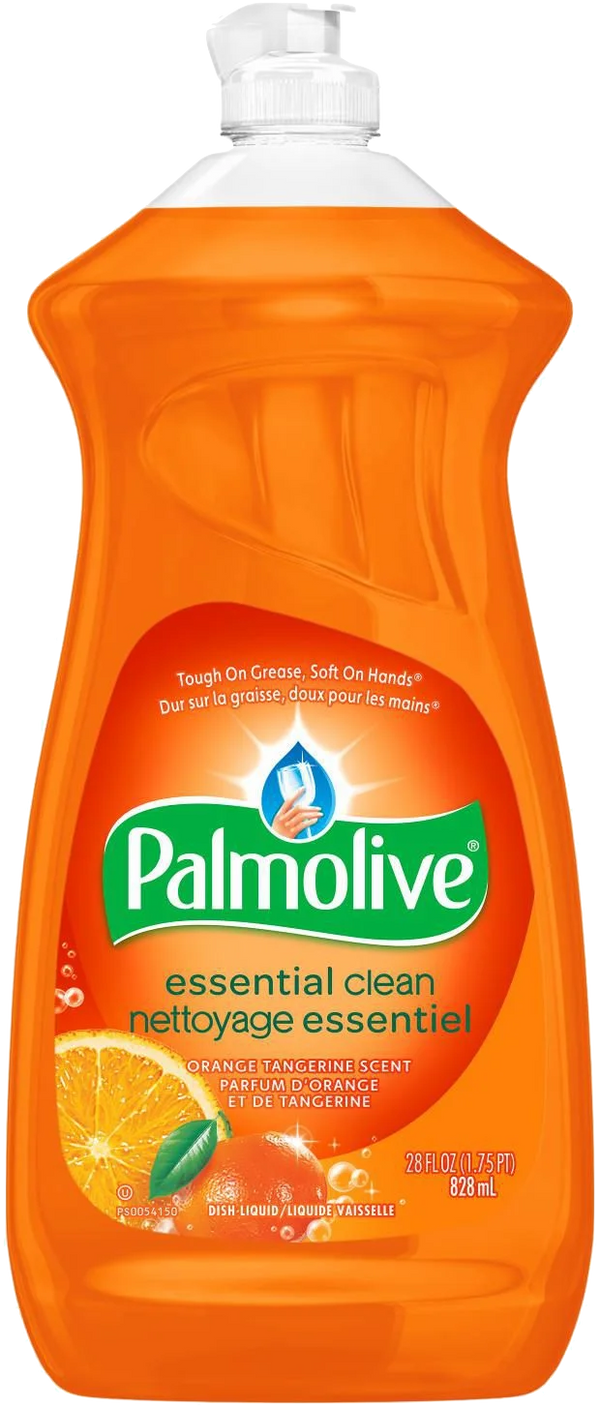 Palmolive Essential Clean Orange Tangerine Scent Dish Liquid 828mL