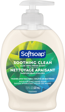 Softsoap Soothing Clean Aloe Vera Fresh Scent Moisturizing Hand Soap 221mL