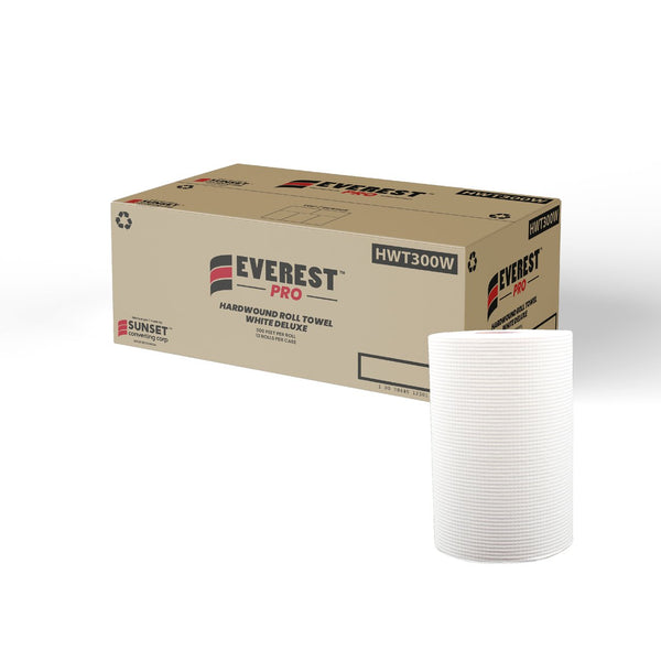 Everest Pro White Towel 300 x12 Rolls/cs