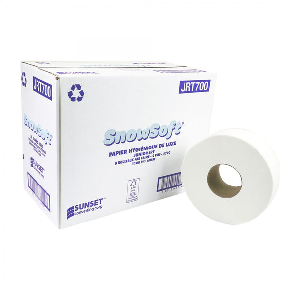 Snow Soft JRT 2 Ply 1100 sq.ft x 8 Rolls/CS