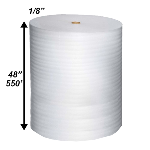 1/8 Foam Roll 48" x 550FT