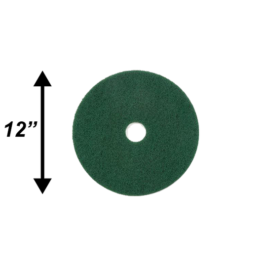 PPC 12" Green Scrubbing Pad EA