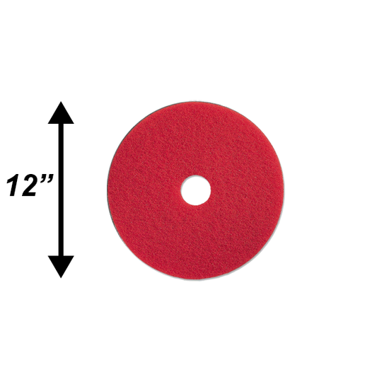 PPC 12" Red Buffing Pad EA