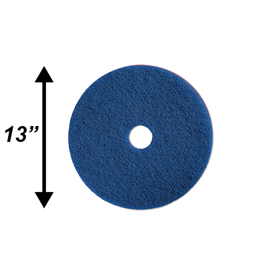 PPC 13" Blue Cleaning Pad EA