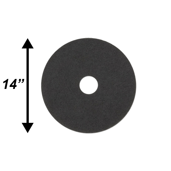 PPC 14" Black Stripping Pad EA