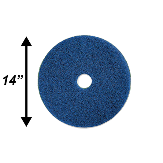PPC 14" Blue Cleaning Pad EA