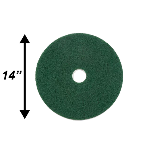 PPC 14" Green Scrubbing Pad EA