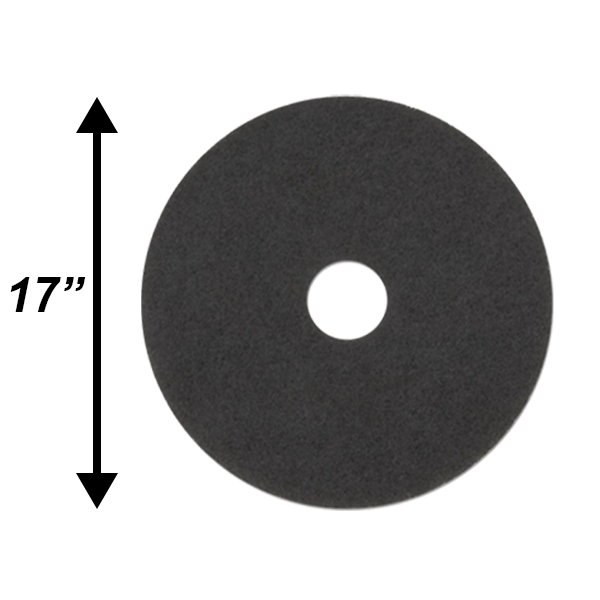 PPC 17" Black Stripping Pad EA