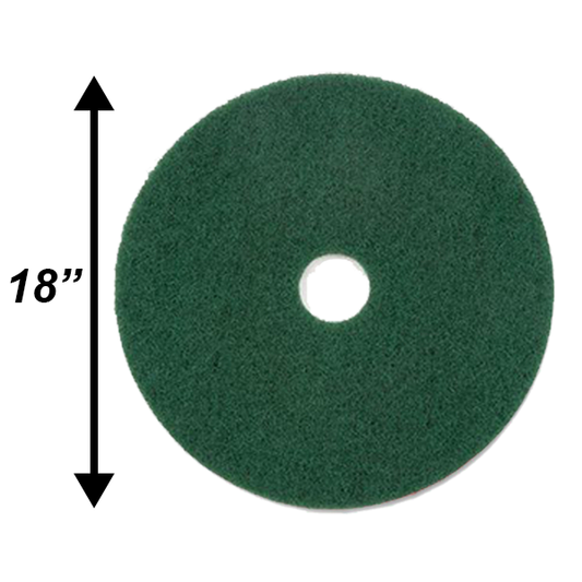 PPC 18" Green Scrubbing Pad EA