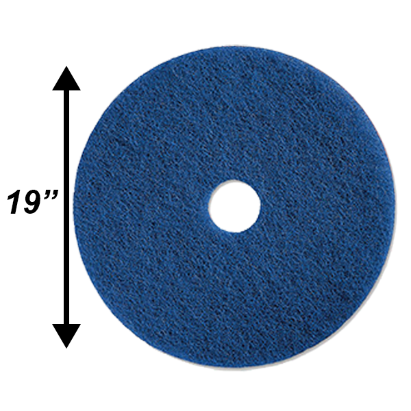 PPC 19" Blue Cleaning Pad EA
