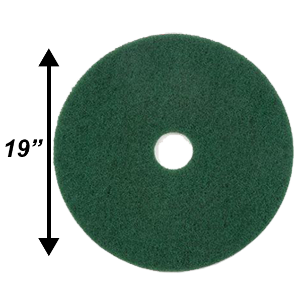 PPC 19" Green Scrubbing Pad EA