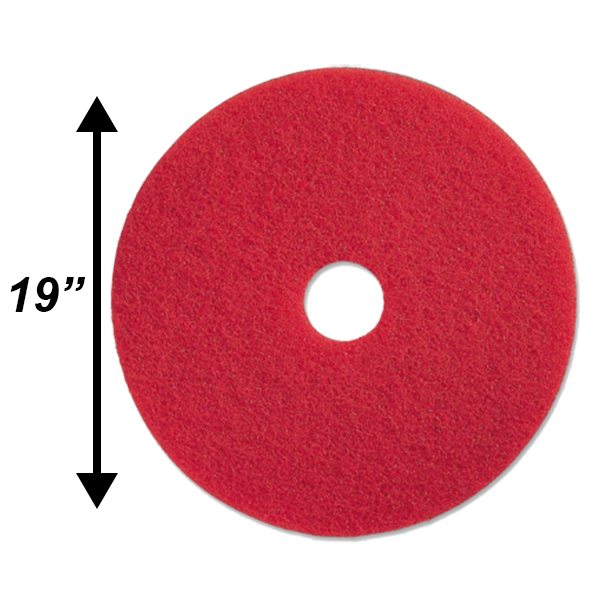 PPC 19" Red Buffing Pad EA