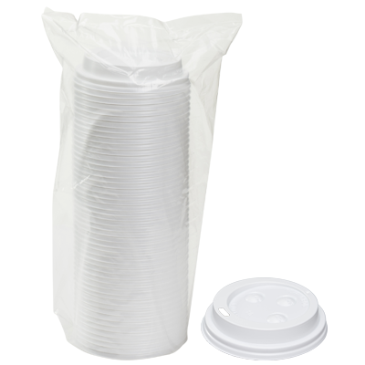 10-20oz White Dome Lids 1000/cs