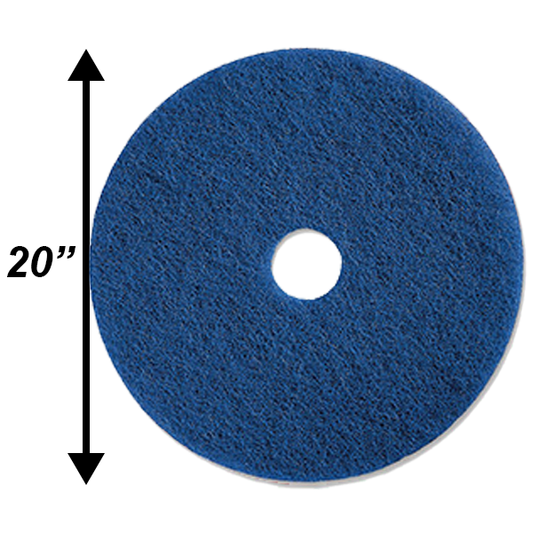 PPC 20" Blue Cleaning Pad EA