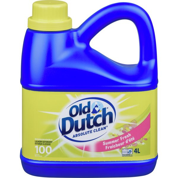 OLD DUTCH LIQUID DETERGENT SUMMER FRESH 4L