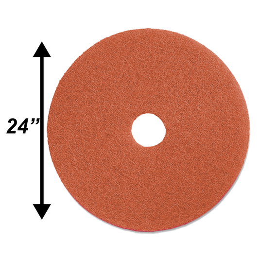 PPC 24" Peach Burnishing pad EA