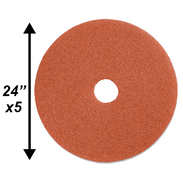 PPC 24" Peach Burnishing pad 5/cs
