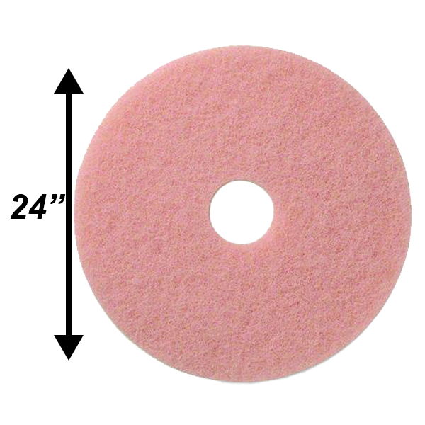 PPC 24" Pink Burnishing pad
