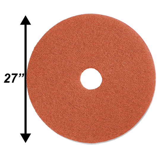 PPC 27" Peach Burnishing pad EA