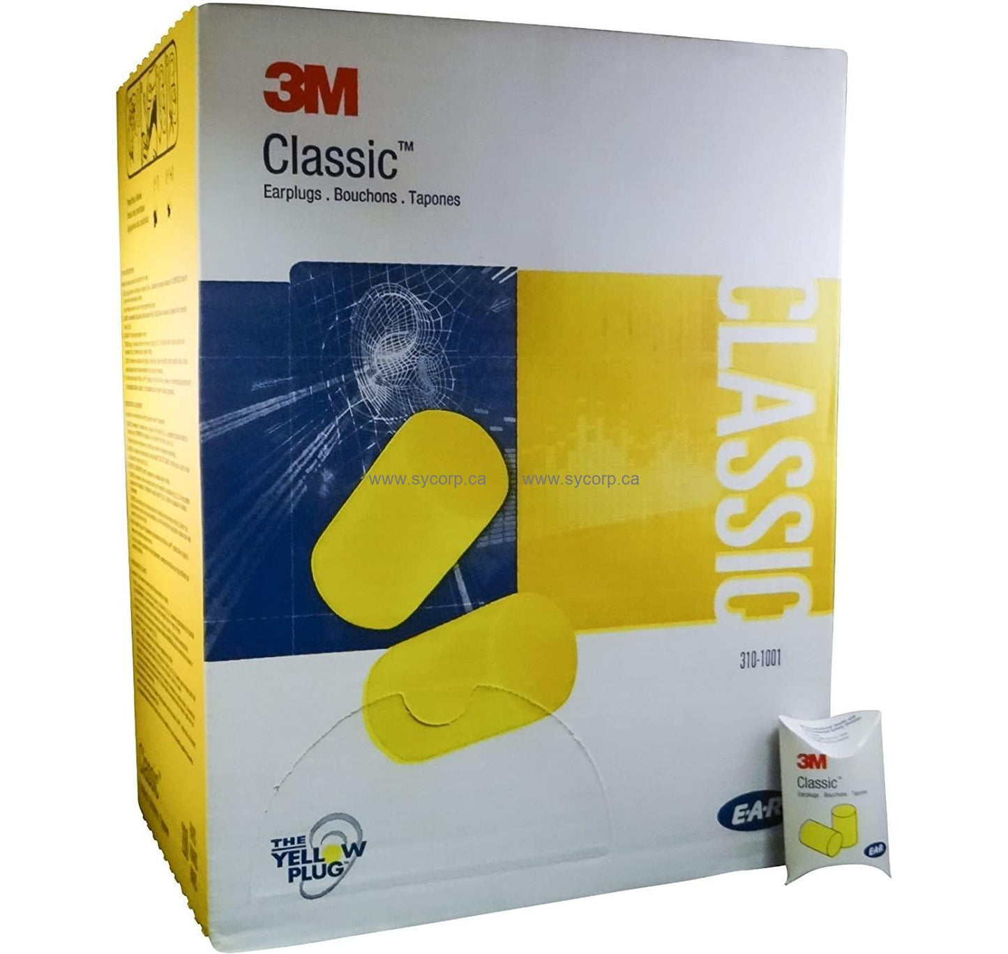 3M Classic Uncorded Earplugs 200/BX