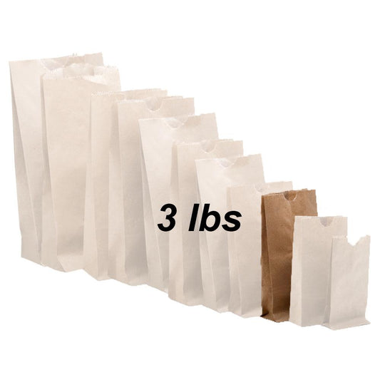 3Lb Brown Paper Bag 500/PK