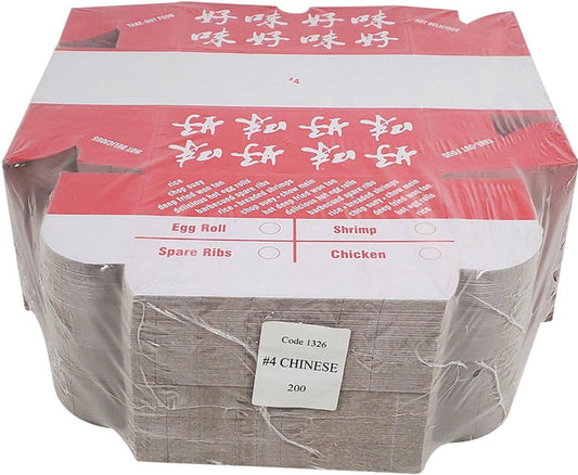Chinese Food Box 5.5x3.25x3 200/BX