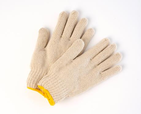 Poly/Cotton (Brown Trim) X Small Glove 12/PKG