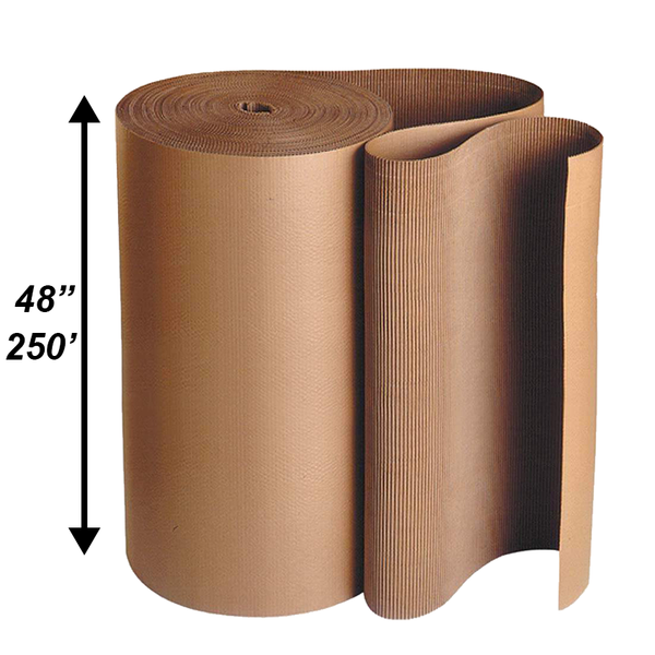 48"x250 Single Face Corrugated