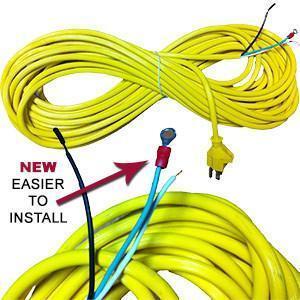 50FT 3 Wire Power Cord Yellow - PTS