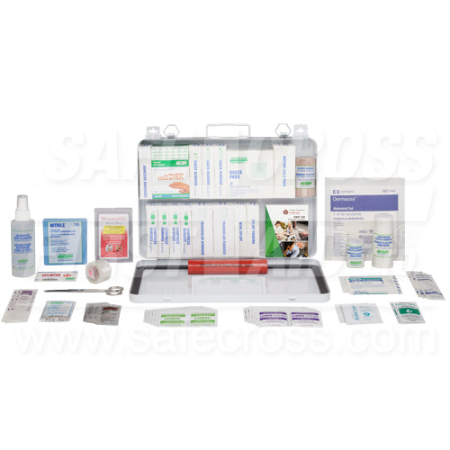 #50402 First Aid Kit Metal Cabinet w/Gasket 1-5 Workers Unitized