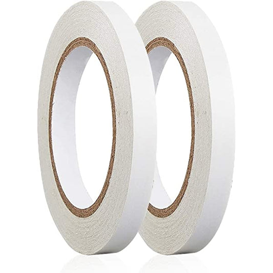 Double Sided Flat Back Paper Tape: 3/4" - 18mm x 33m/EA