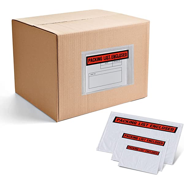 7.5x5.5 Packing List Envelopes 1000/CS