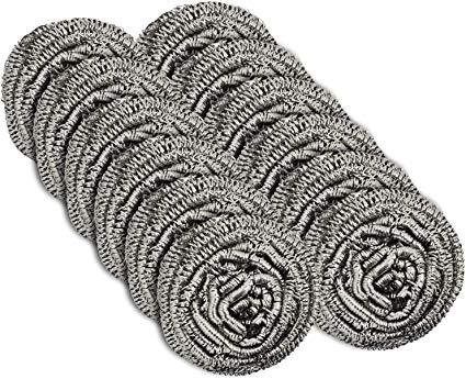SG Stainless Steel Scouring Puffs 12/PK