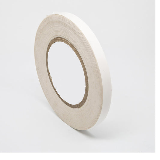 Double Sided Flat Back Paper Tape: 1/2" - 12mm x 33m/EA