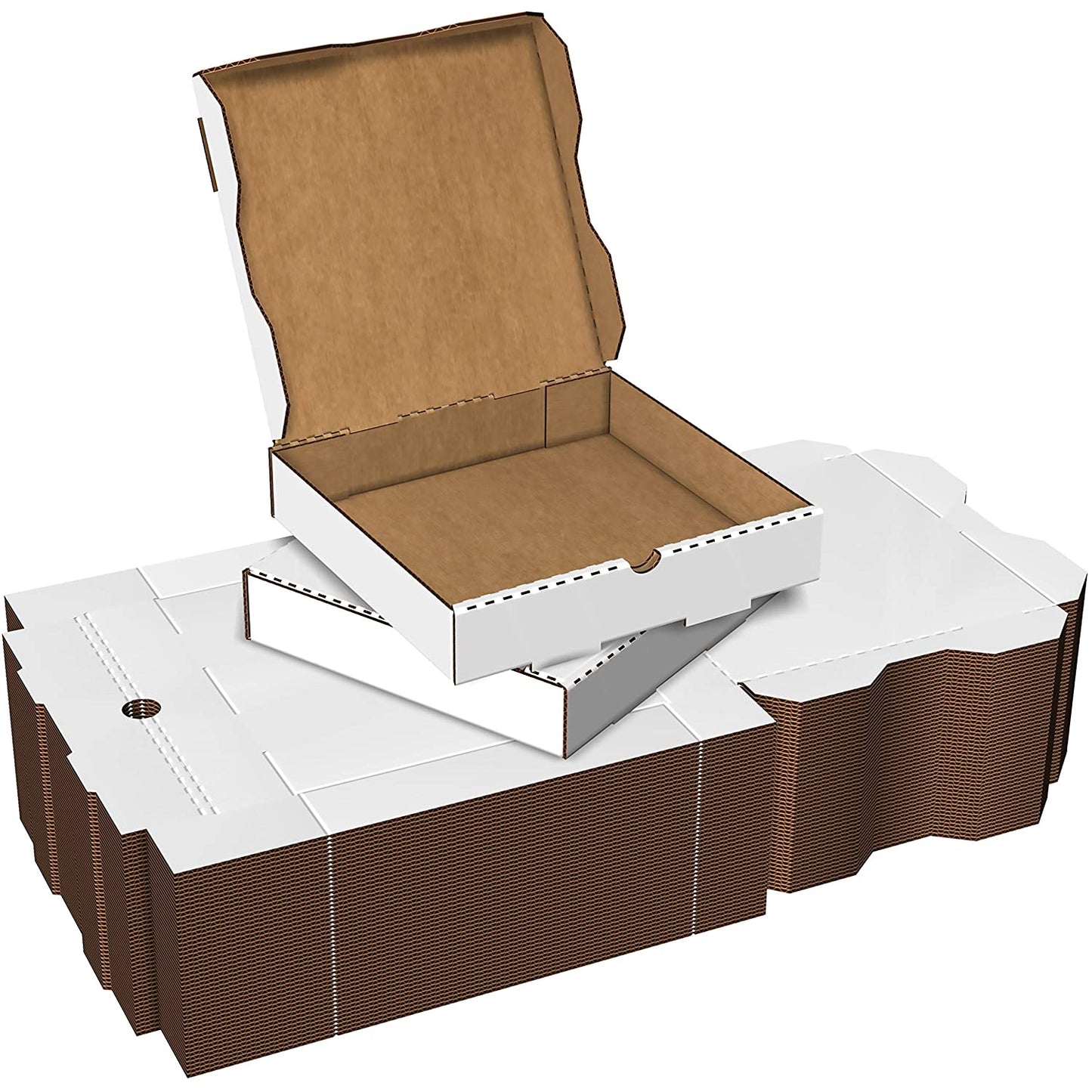 10x10x2 White Pizza Box - 50/PK