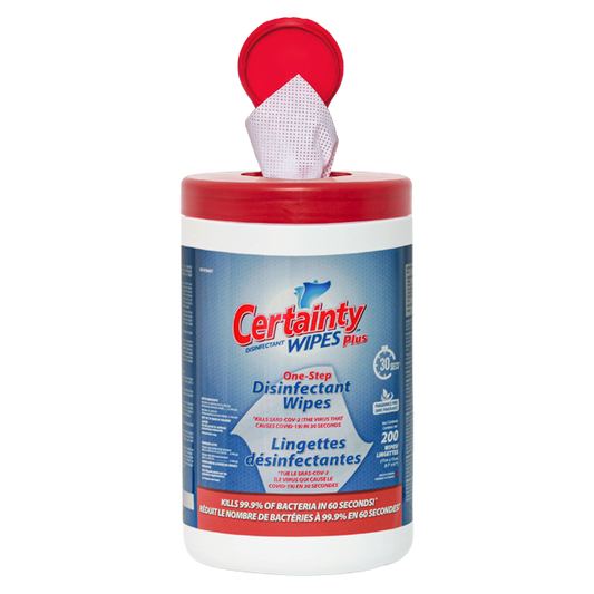 Certainty Plus Disinfectant 200 Wipes x 6/CS