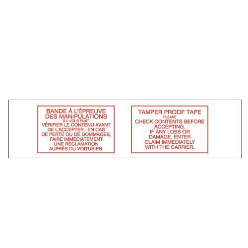 48MMx66M "Tamper Proof" Printed Sign