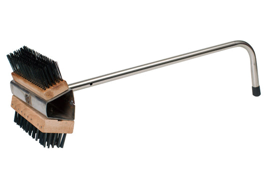 Winco Wire Oven Brush Dual Headed with 26 1/2" Handle