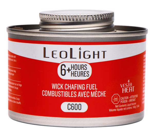 Vesta Heat DEG wick chafer, Screw Top 6HRS 24/CS