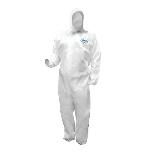 Coverall  White (APRON) - Large 12/CS