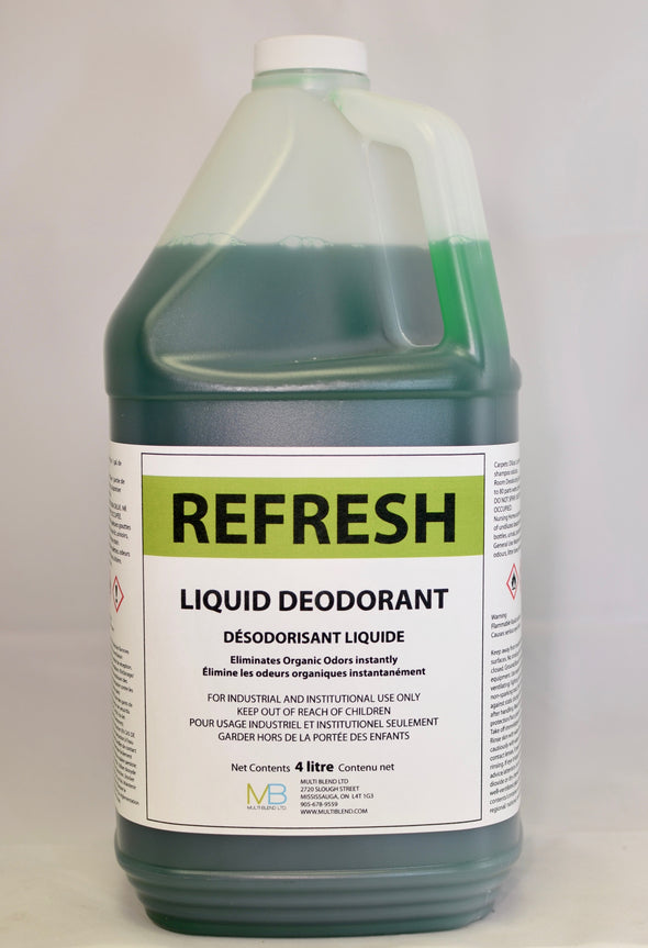 Refresh Liquid Deodorant 3.78L x 4