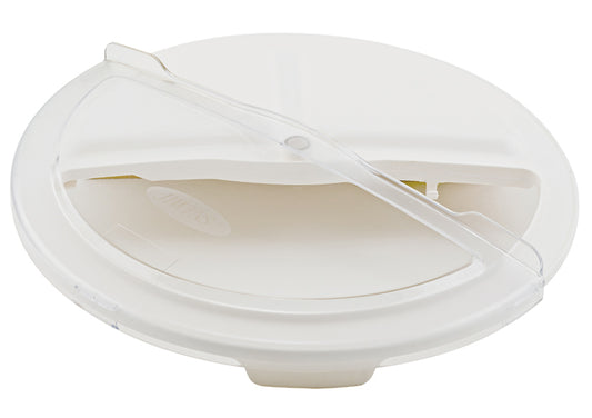 Winco Rotating Lid for White Container 32gal NSF