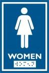Frost Ladies Washroom Sign