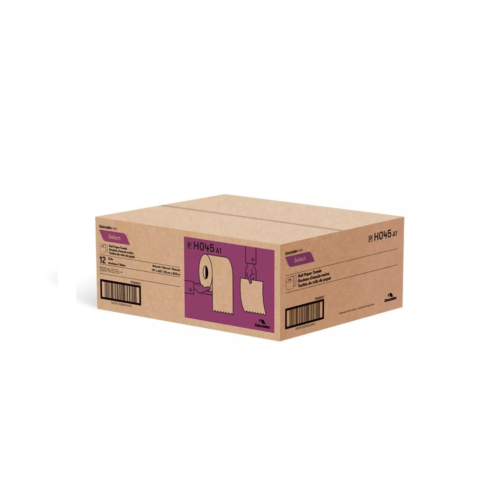 H045 Select Kraft Roll Towel 425 x12 Rolls