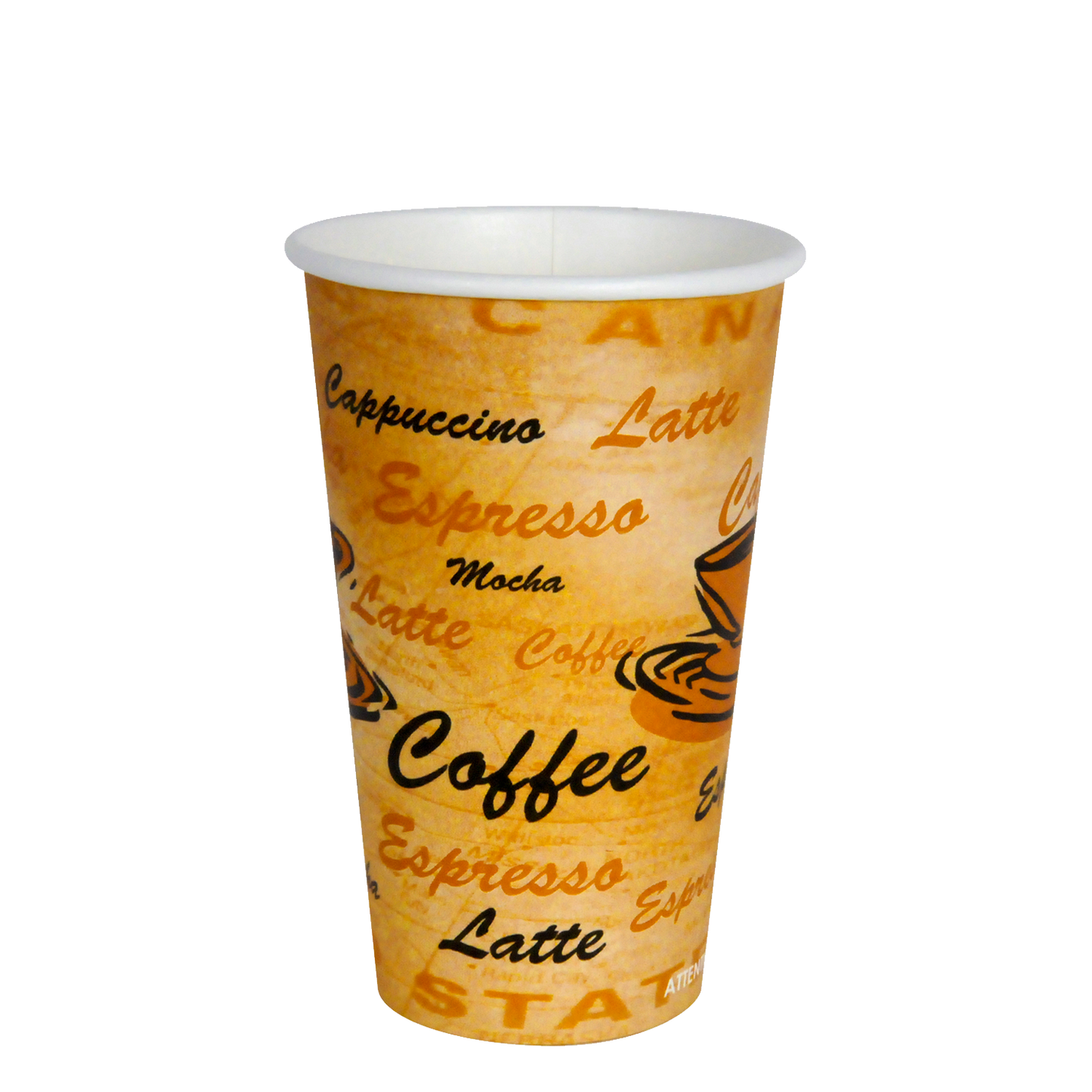 16oz Cafe Hot Cups 20x50/CS (HOT16CUP)