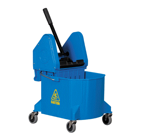 FHP 26-32qt Blue Downpress Mop Bucket - 134719