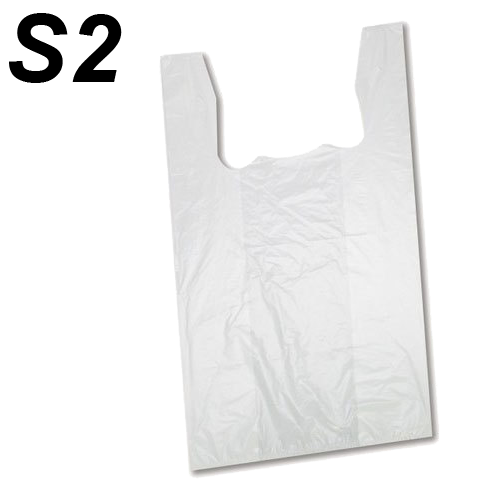 S2 White Shopping Bags